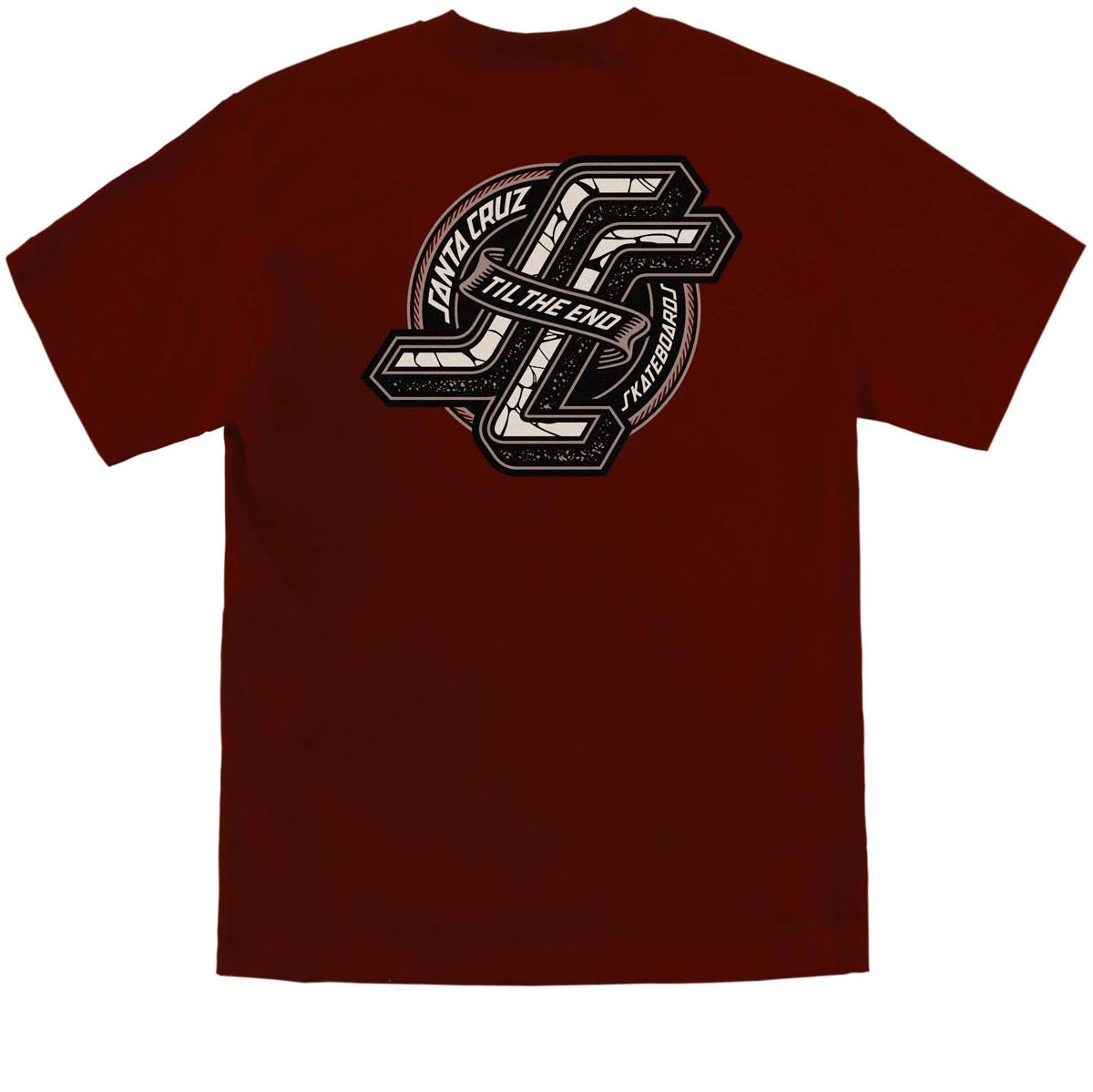 Santa Cruz OG TTE T-Shirt - Burgundy image 1