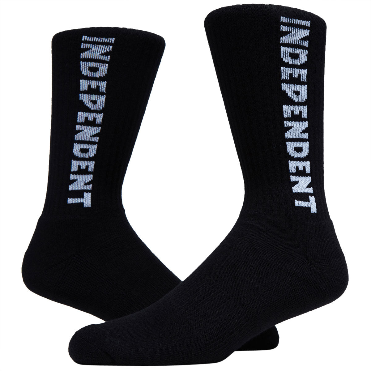 Independent Baseline Mid Crew Socks - Black image 2