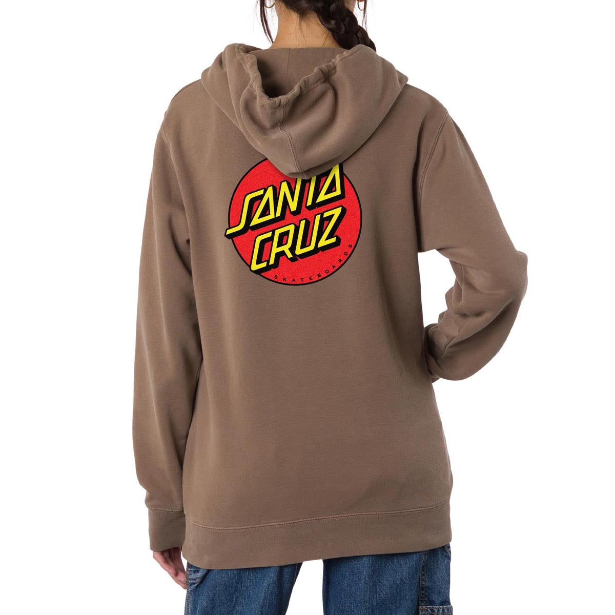 Santa Cruz Womens Classic Dot Hoodie - Pigment Clay image 2