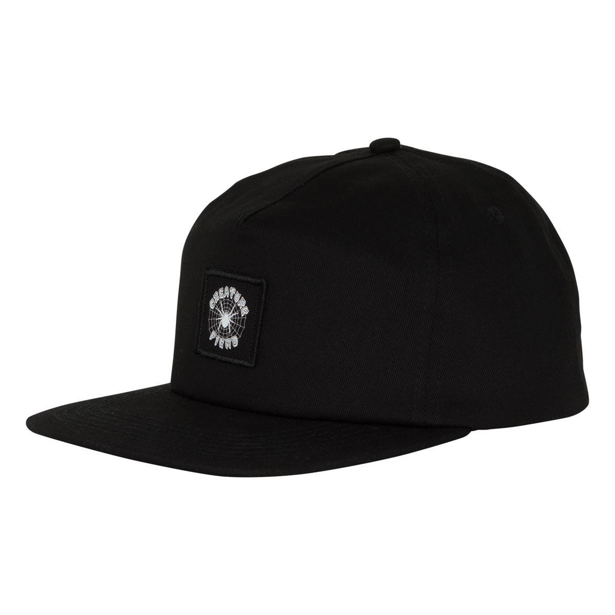 Creature Web Snapback Hat - Black image 1