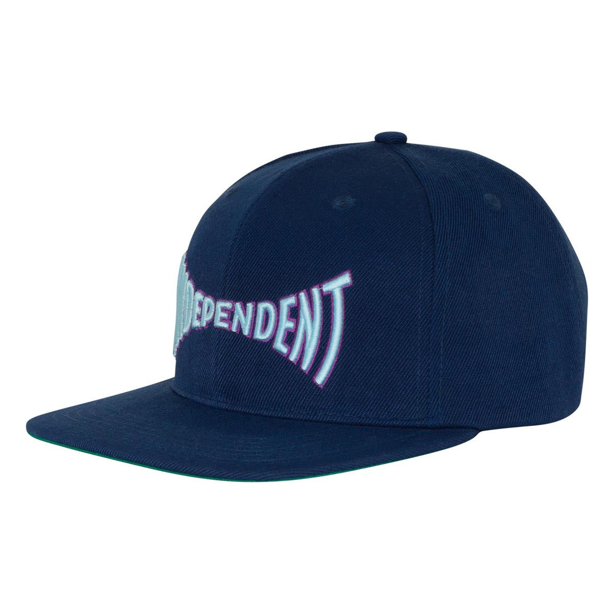 Independent Spanning Snapback Structured Hat - Navy image 1