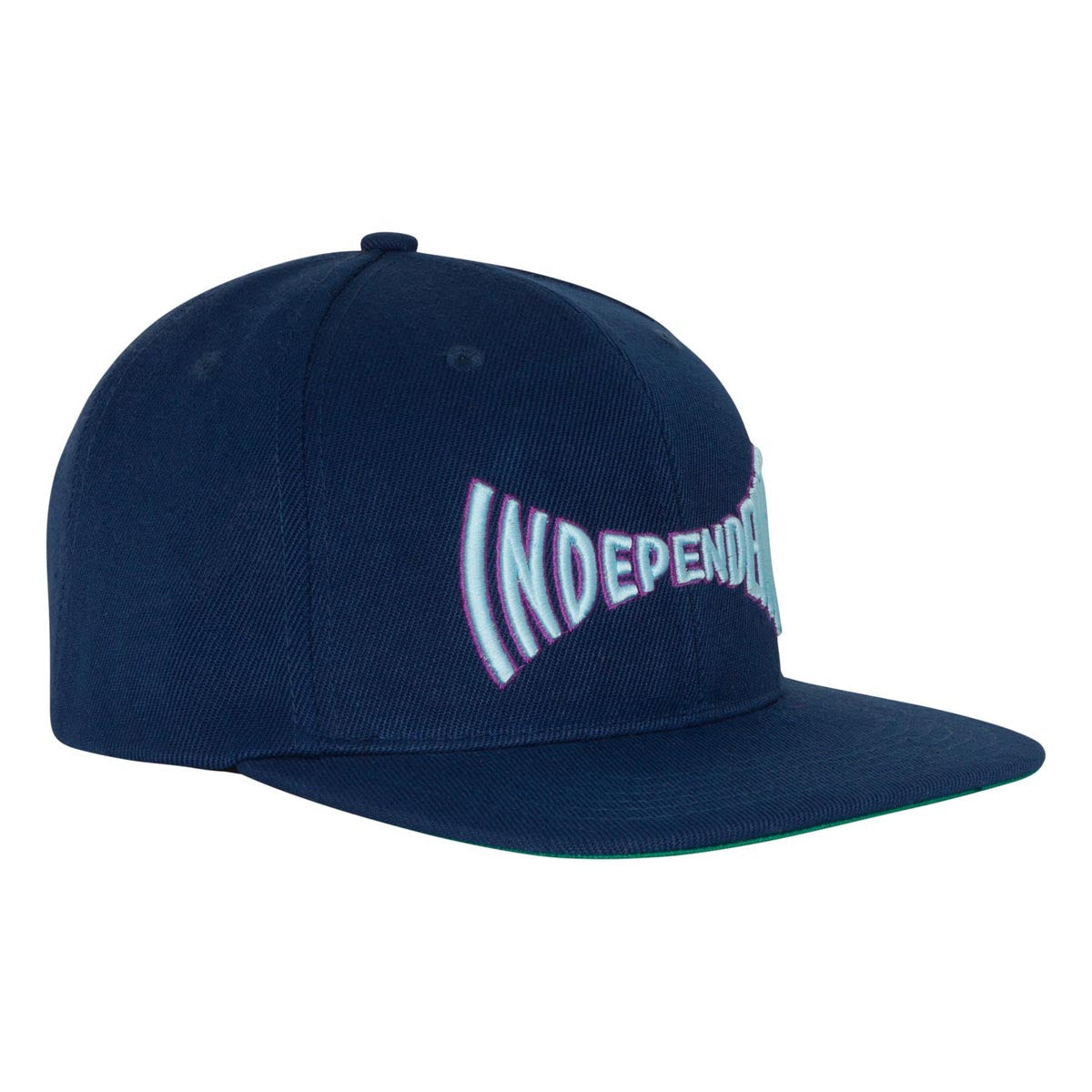 Independent Spanning Snapback Structured Hat - Navy image 3