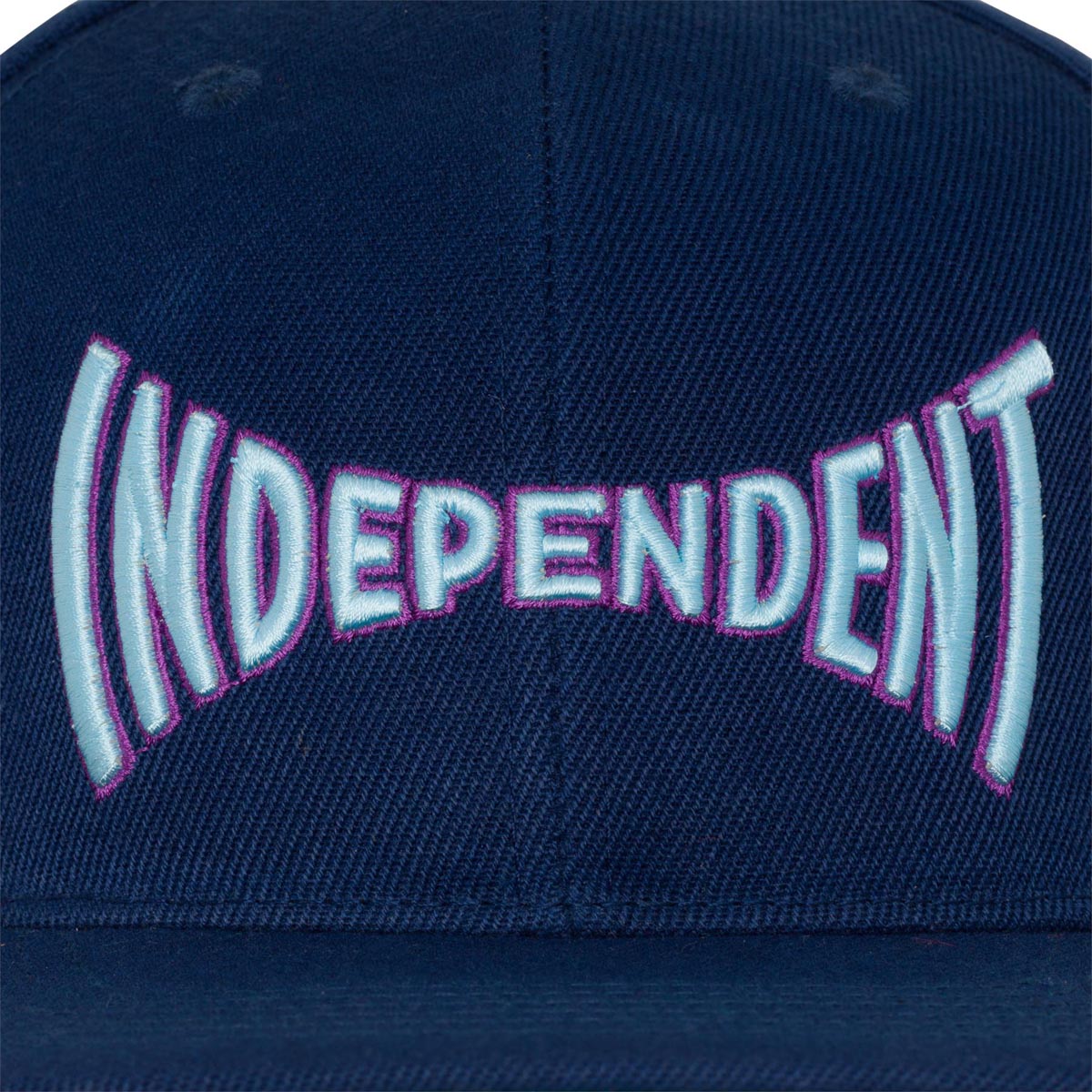 Independent Spanning Snapback Structured Hat - Navy image 4