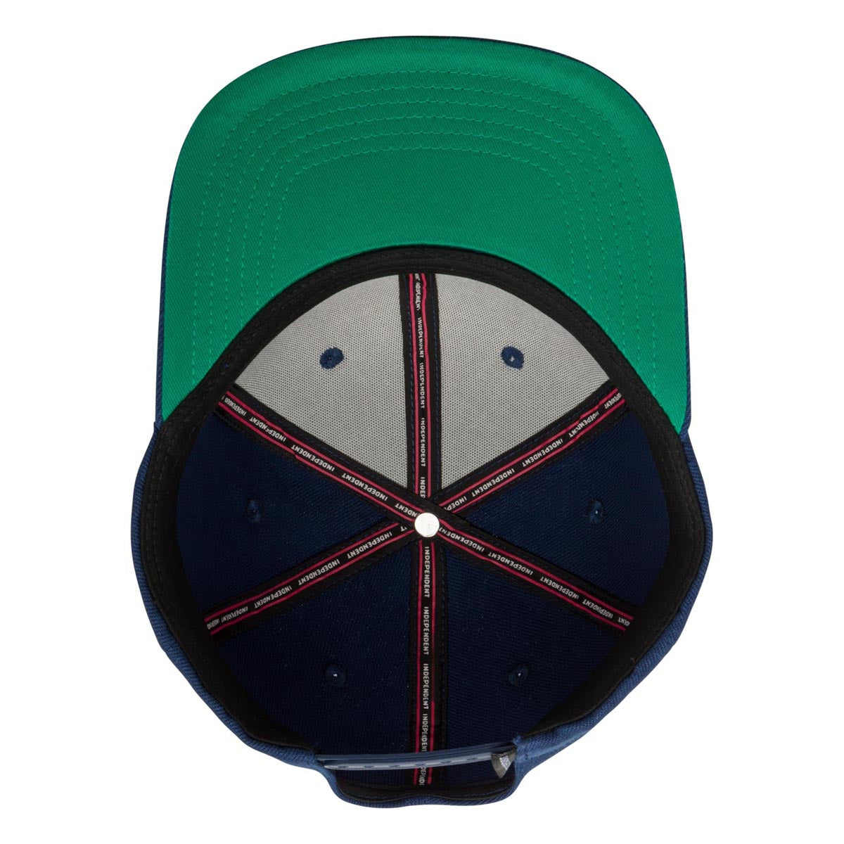 Independent Spanning Snapback Structured Hat - Navy image 5