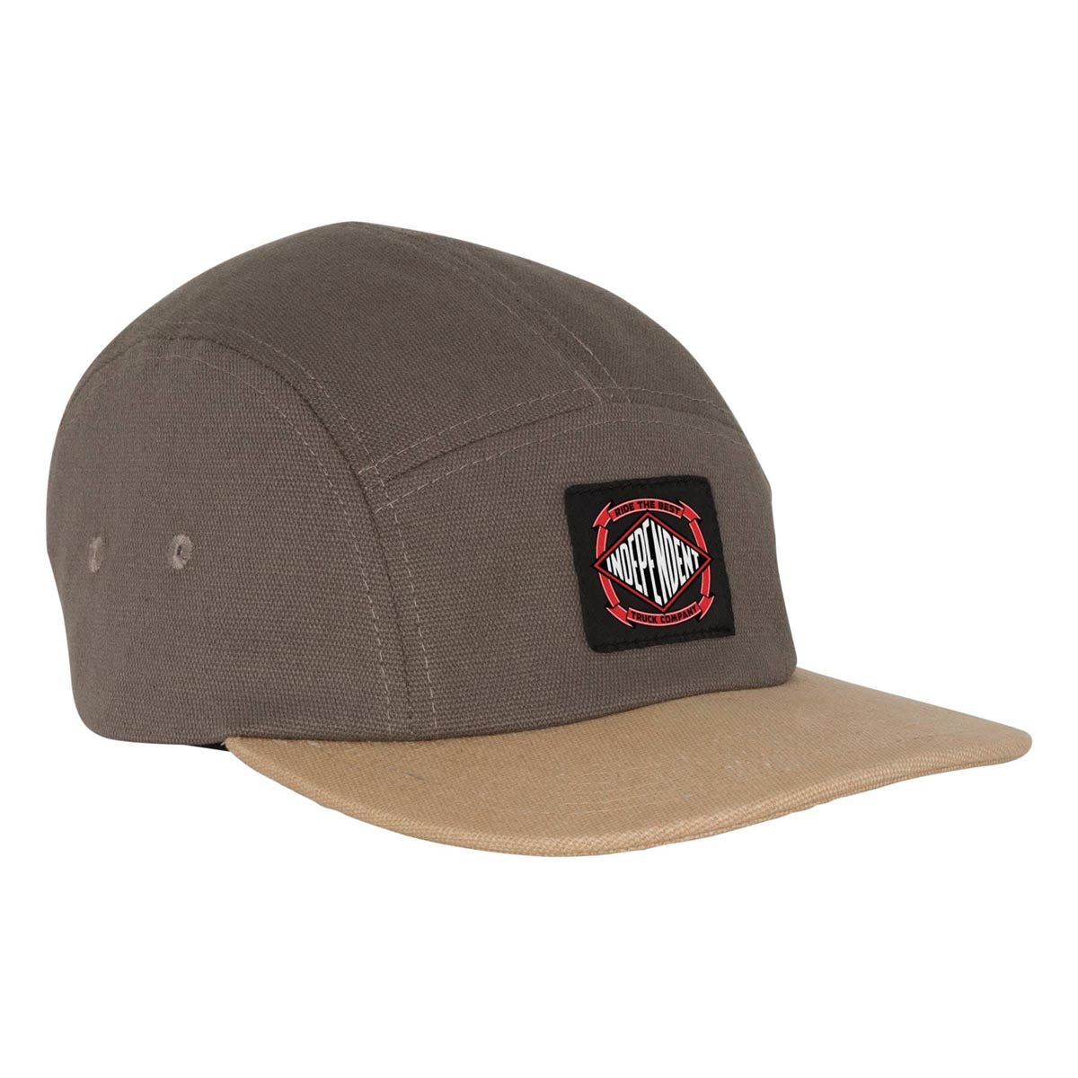 Independent Summit Scroll Camp Hat - Charcoal/Khaki image 3