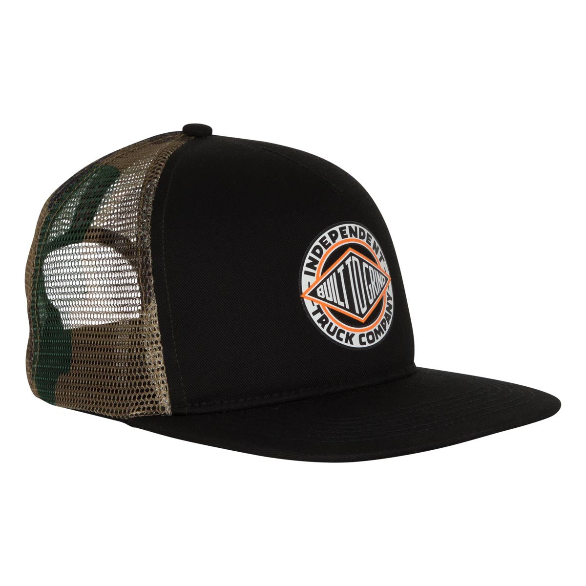 Independent BTG Summit Printed Mesh Trucker Hat - Black/Camo image 3