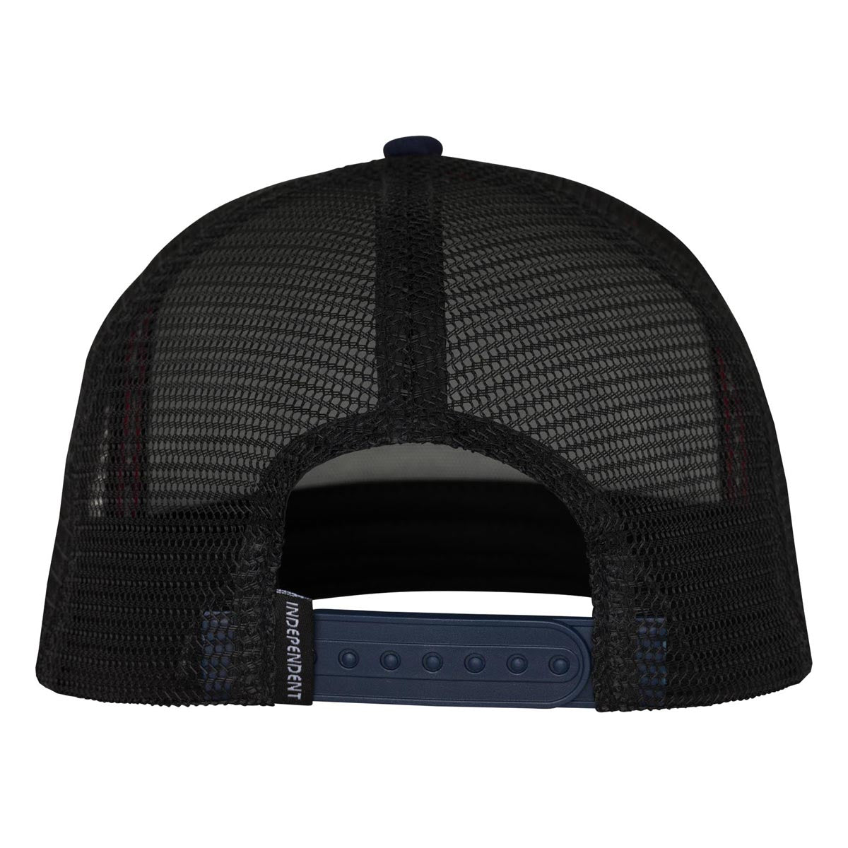 Independent Span Mesh Trucker Hat - Navy/Black image 2