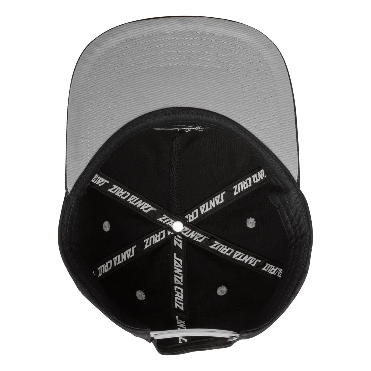 Santa Cruz Kendall Wolf Dot Snapback Hat - Black image 5