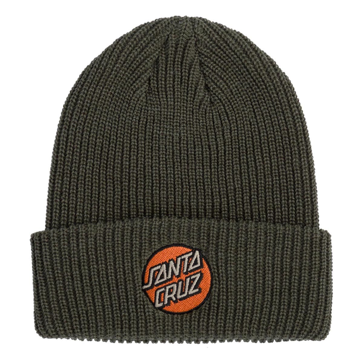 Santa Cruz Other Dot Long Shoreman Beanie - Army Heather image 1