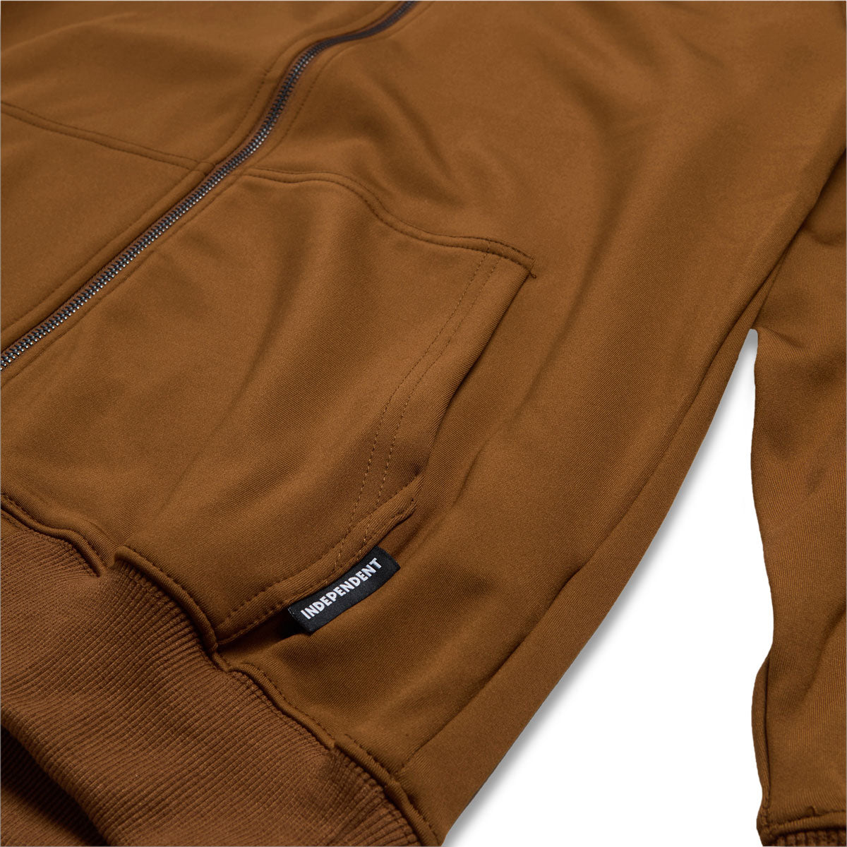 Independent Clipper Zip Hoodie - Brown image 2