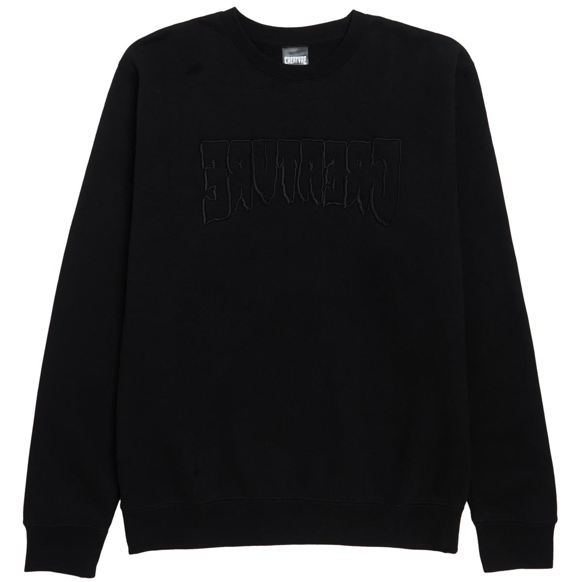 Creature Mirror Crew Sweatshirt - Black image 1