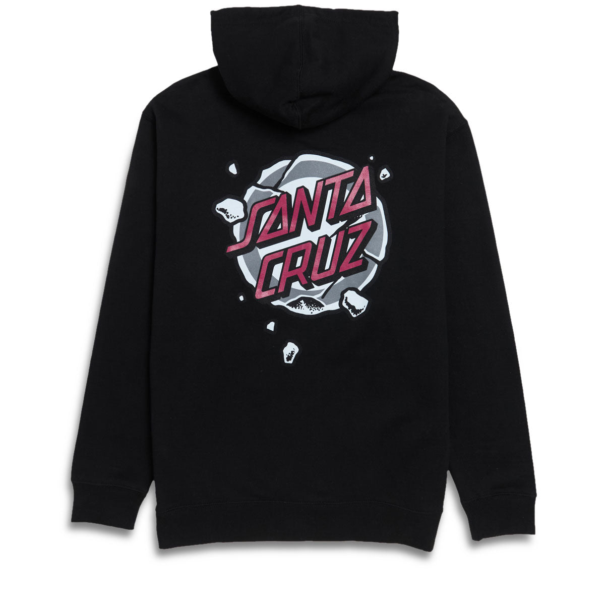 Santa Cruz Roskopp Destruct Dot Zip Hoodie - Black image 2