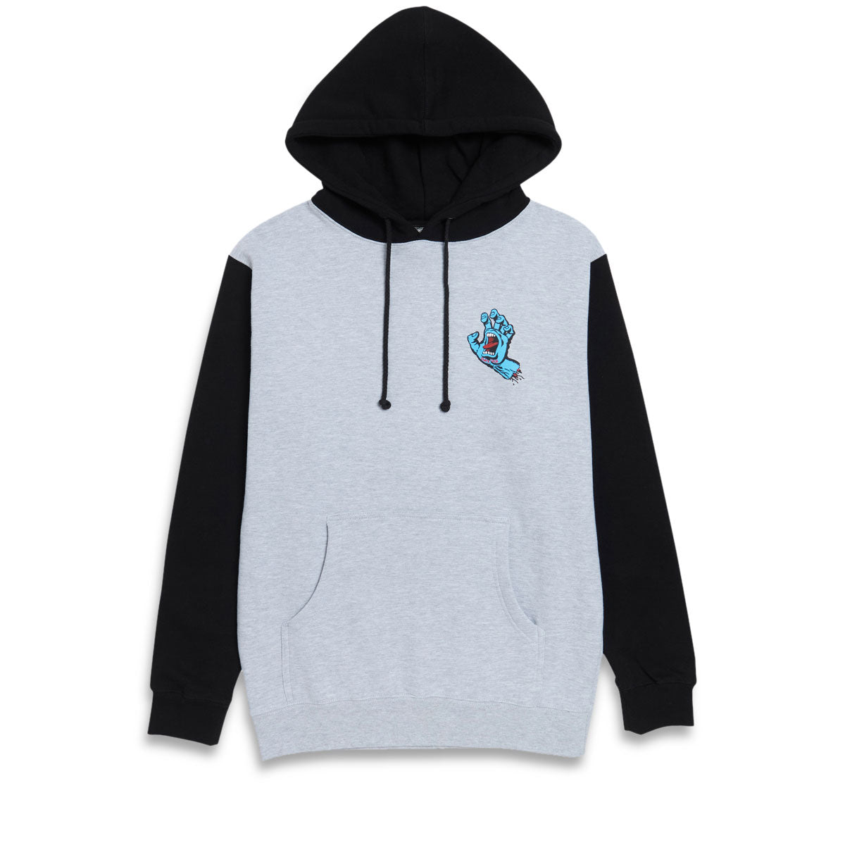 Santa Cruz Screaming Hand Hoodie - Grey Heather/Black image 1