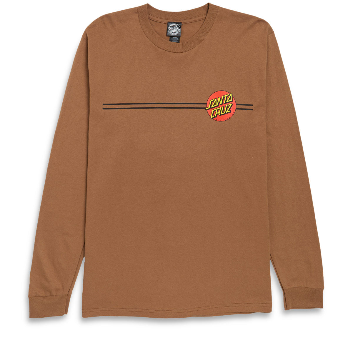 Santa Cruz Classic Dot Long Sleeve T-Shirt - Brown Sugar image 1