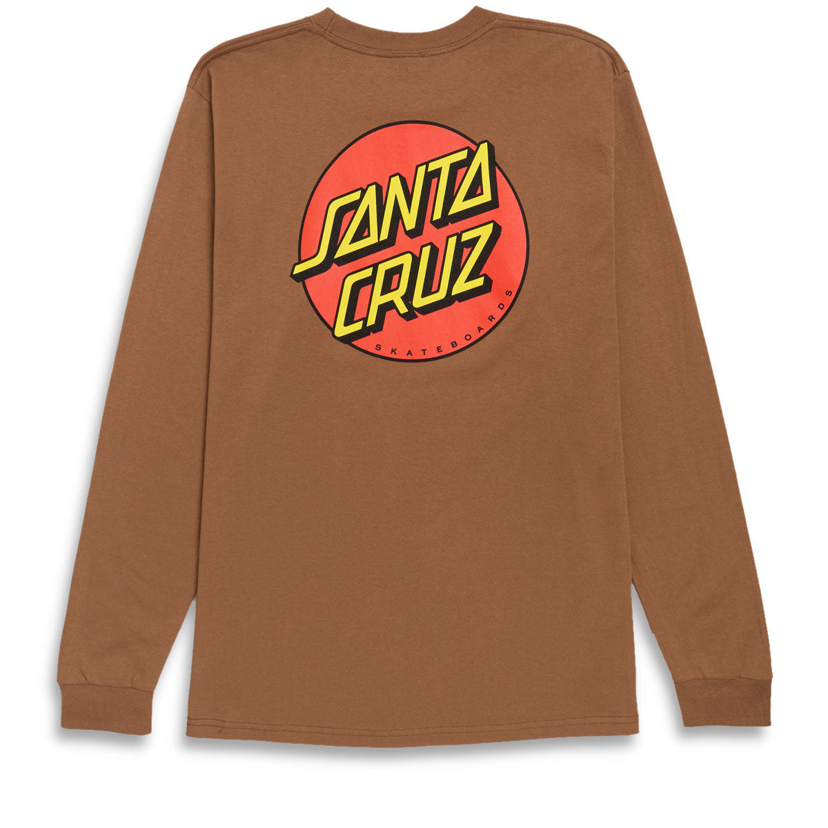 Santa Cruz Classic Dot Long Sleeve T-Shirt - Brown Sugar image 2