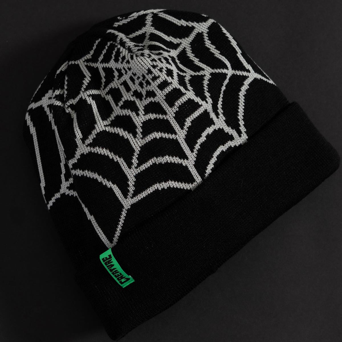 Creature Web Long Shoreman Beanie - Black image 3