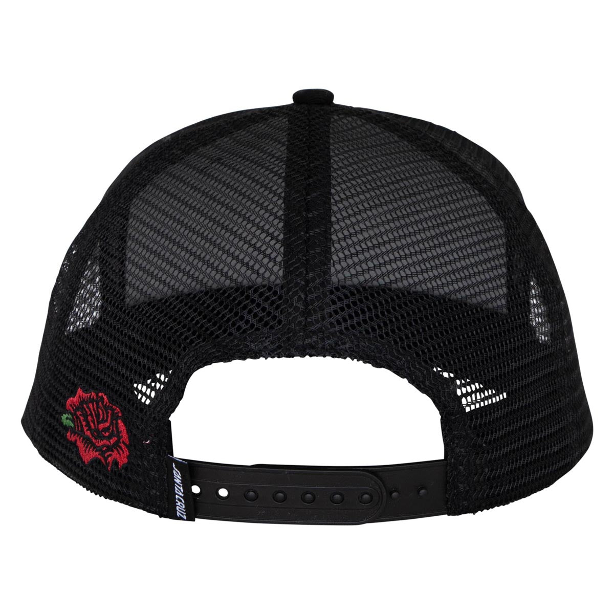 Santa Cruz Dressen Rose Solo Mesh Trucker Hat - Black image 2