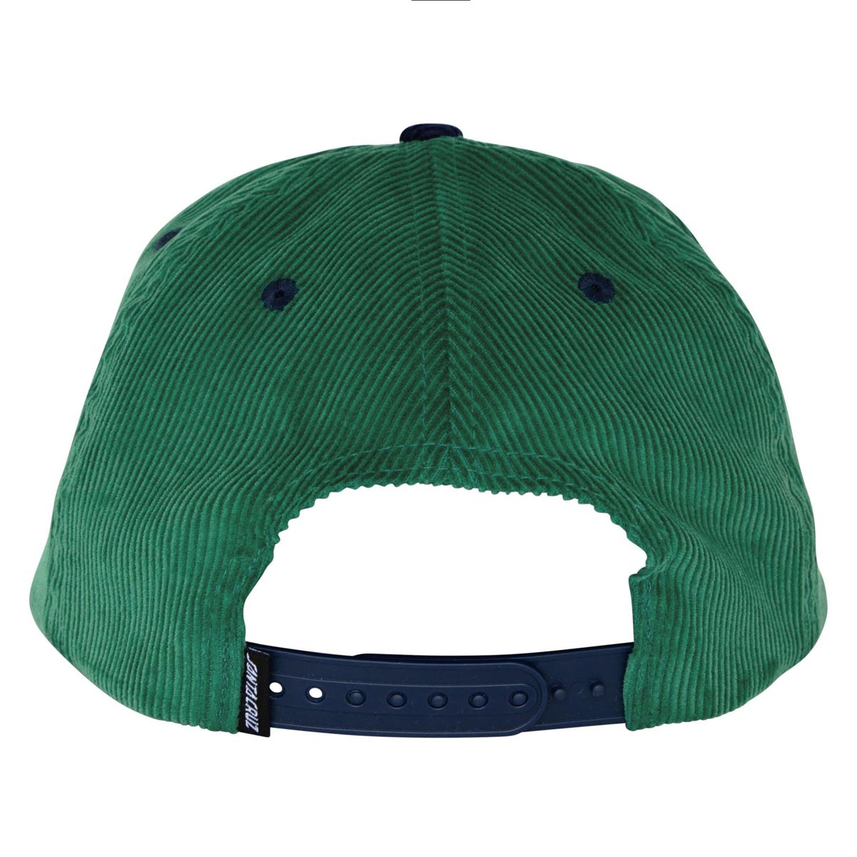 Santa Cruz Scratched Snapback Hat - Green/Navy image 2