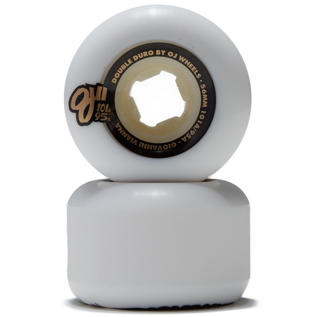 OJ Giovanni Vianna High Roller Double Duro 101a/95a Skateboard Wheels - 56mm image 2