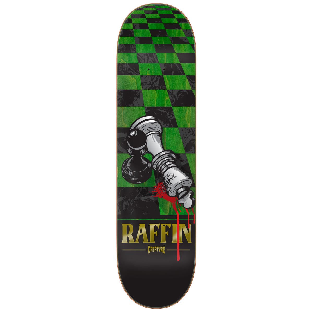 Creature Raffin Checkmate Skateboard Deck - 8.25