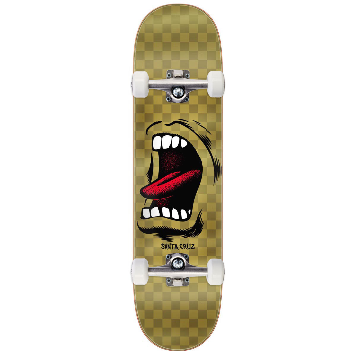 Santa Cruz Screaming Mouth 7 Ply Birch Skateboard Complete - 8.00