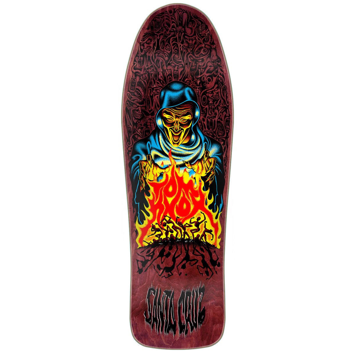 Santa Cruz Knox Firepit Reissue Skateboard Deck - 10.00