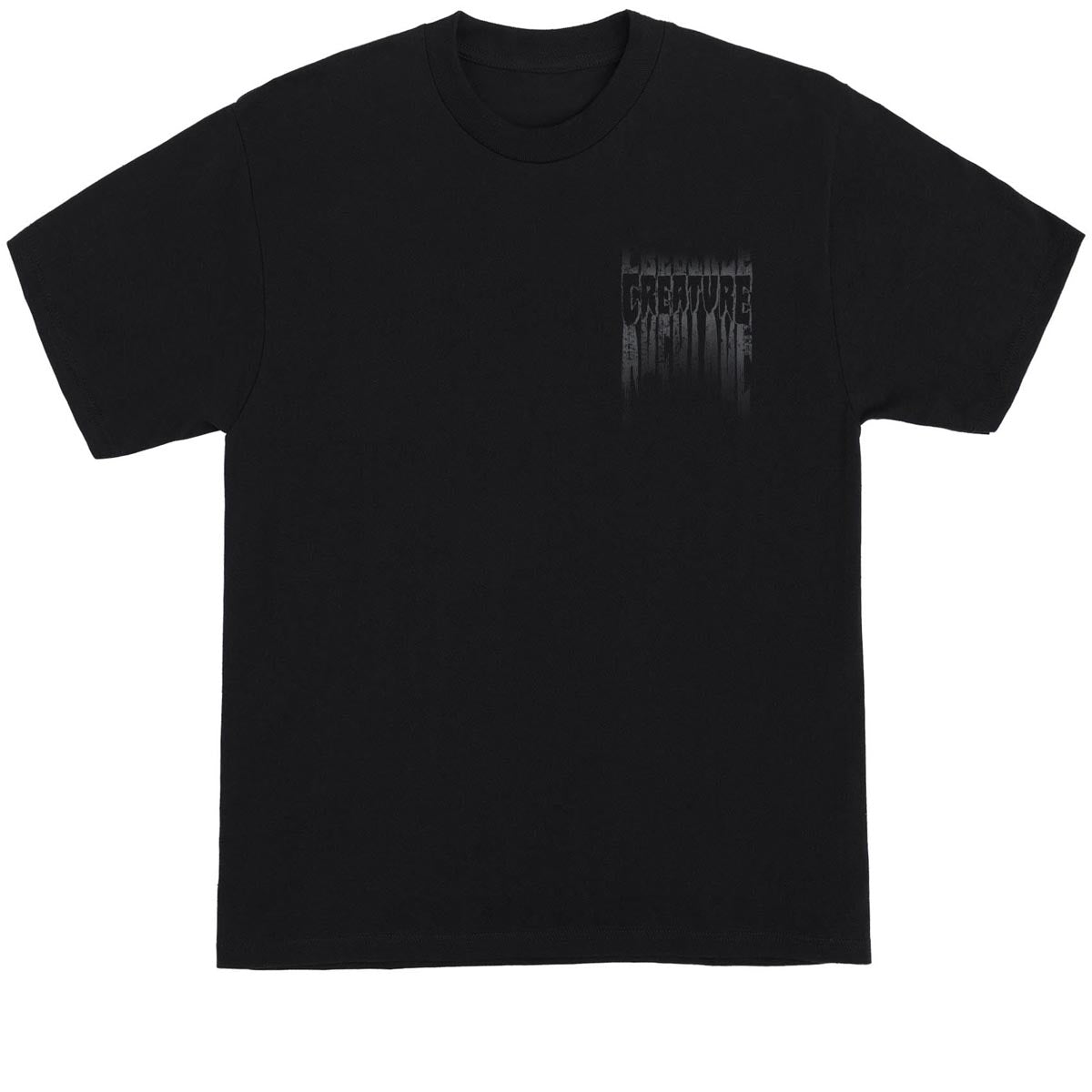 Creature Tattered T-Shirt - Black image 2