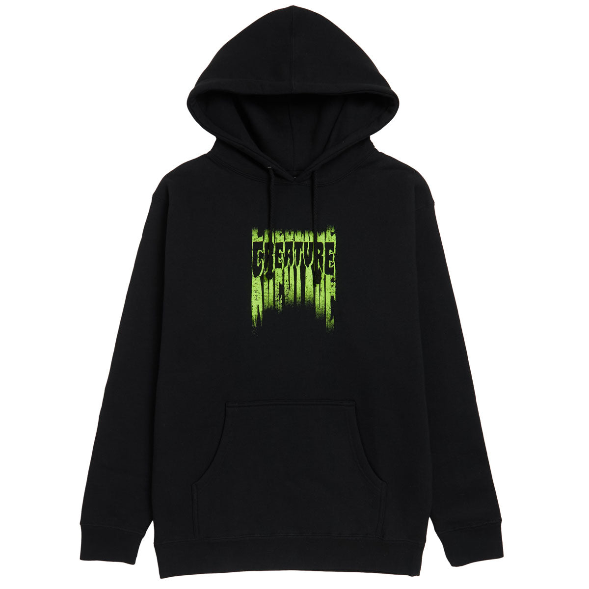 Creature Tattered Hoodie - Black image 1