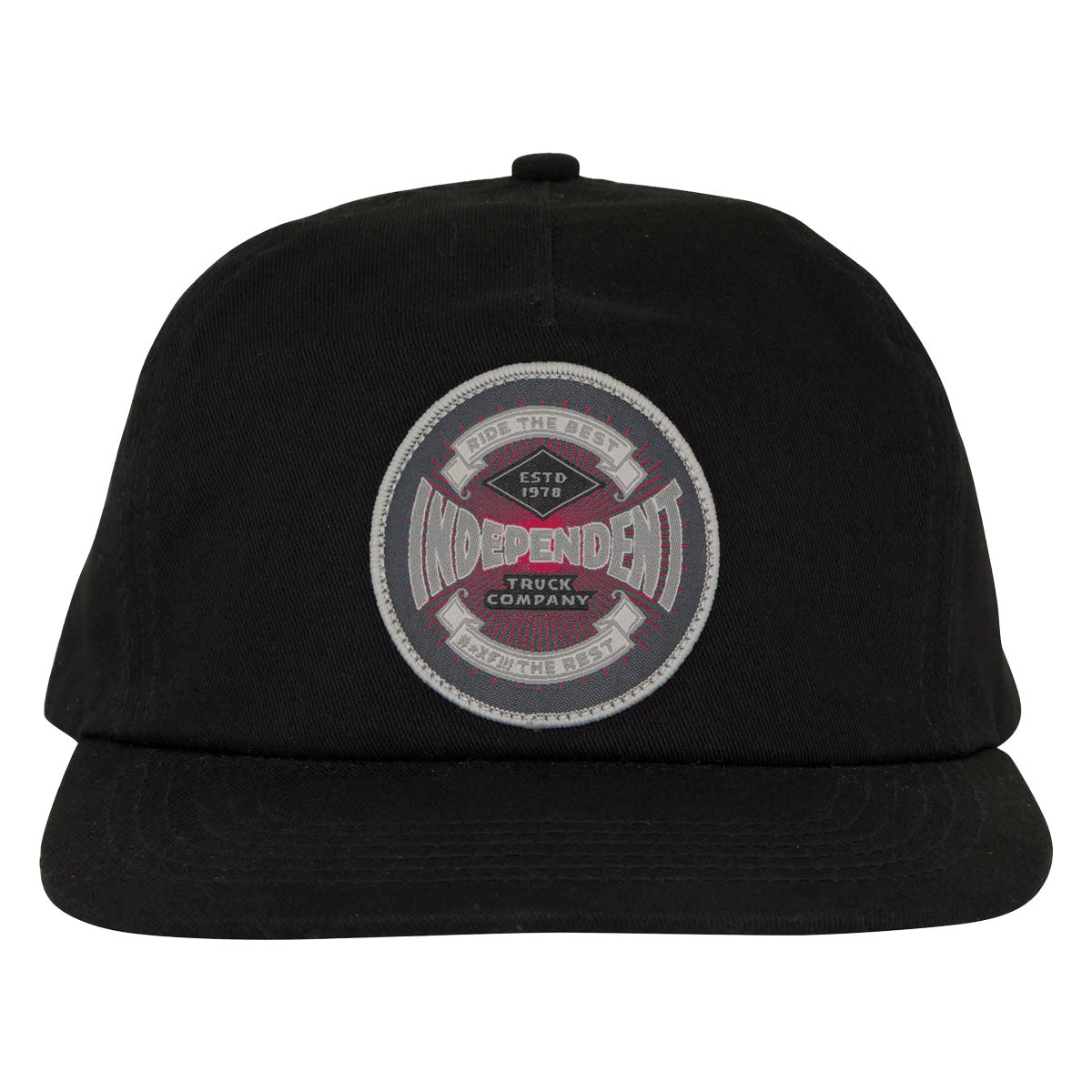 Independent Established 78 Strapback Hat - Black image 2