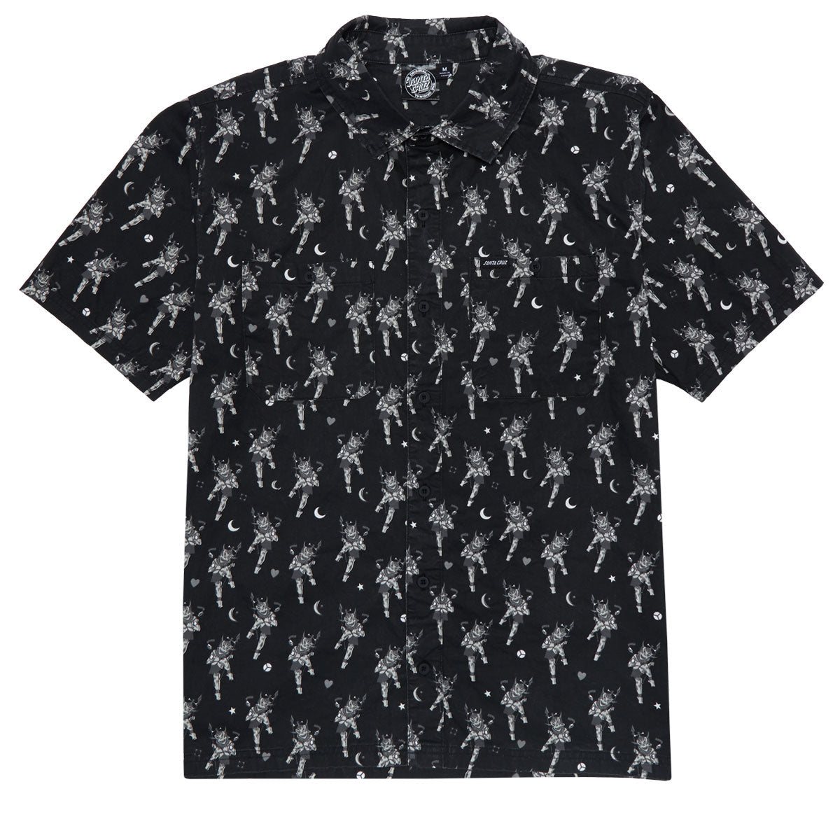 Santa Cruz Salba Witch Doctor Work Shirt - Black image 1