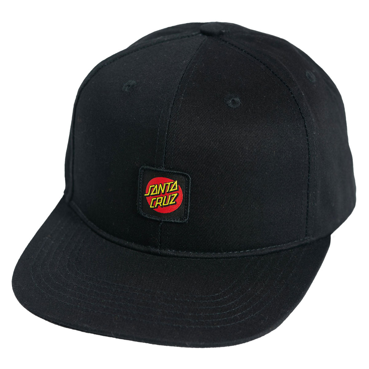 Santa Cruz Cruz Label Snapback Hat - Black image 3