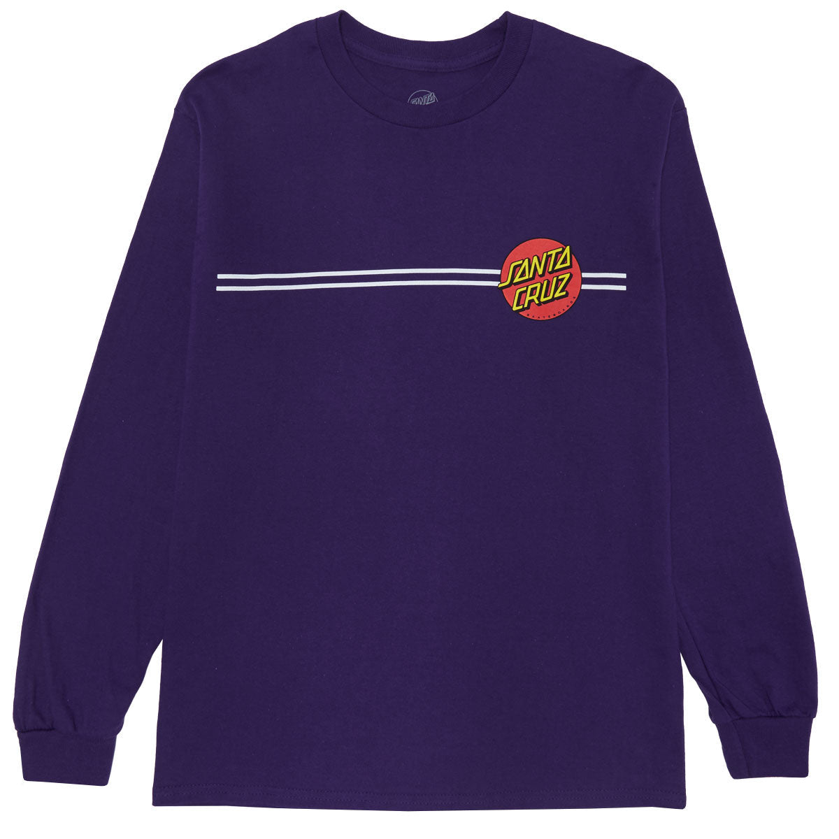 Santa Cruz Classic Dot Long Sleeve T-Shirt - Purple 2025 image 1