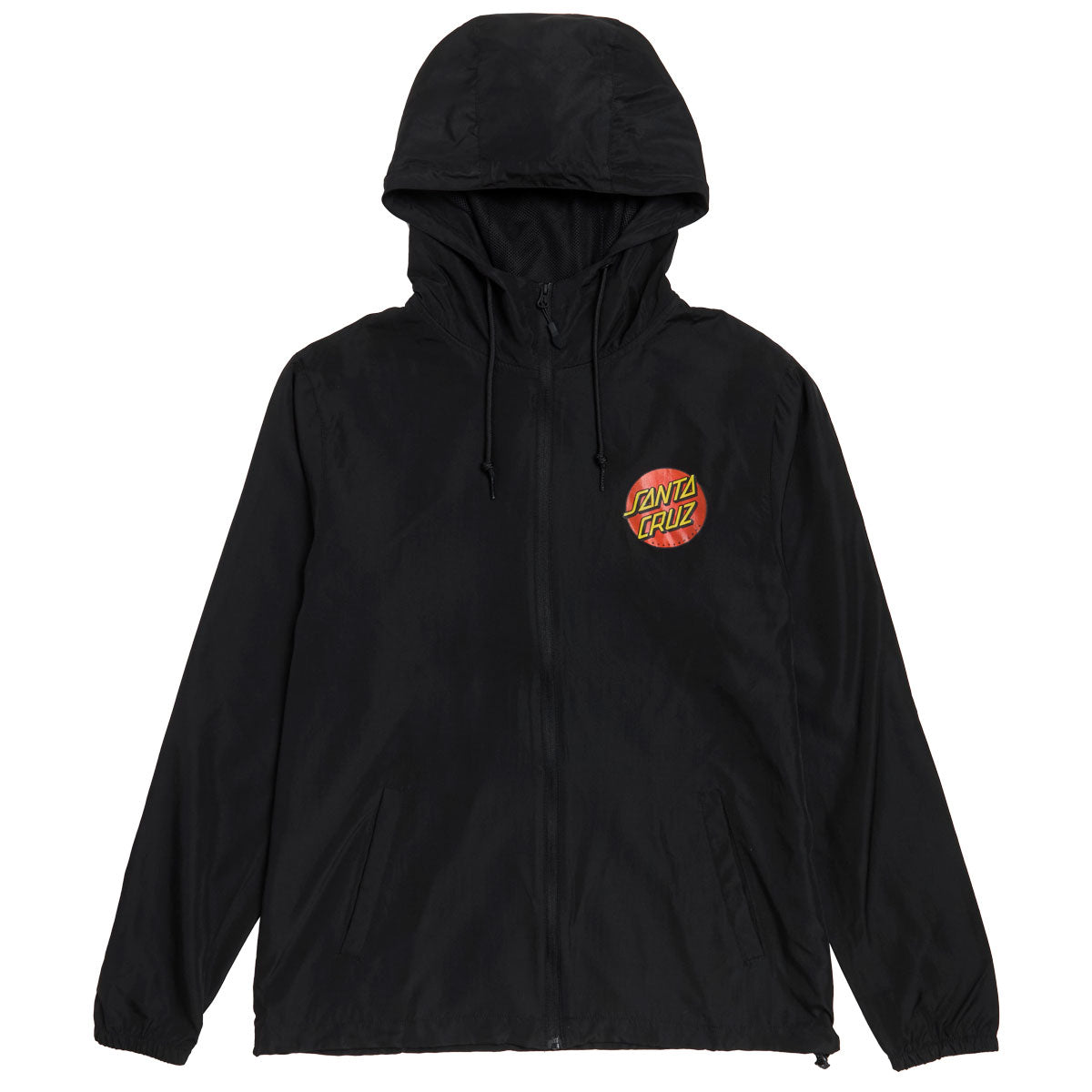 Santa Cruz Cruz Windbreaker Jacket - Black image 1