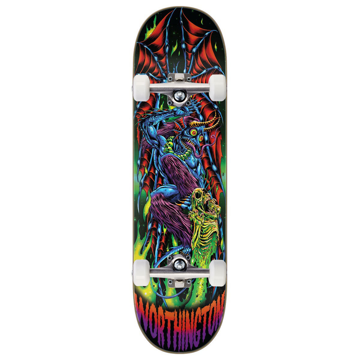 Creature Worthington Skullburn VX Deck Skateboard Complete - 8.60