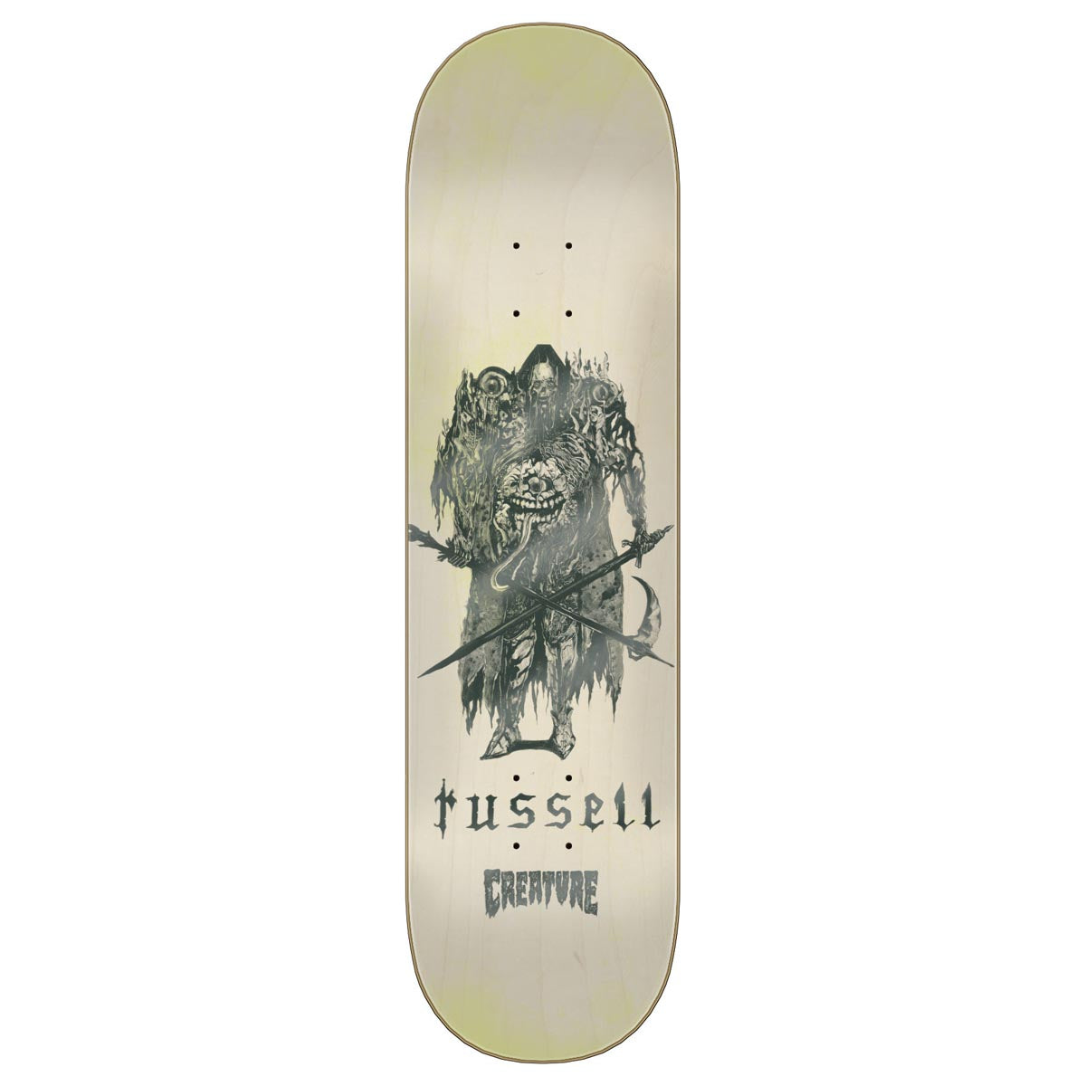 Creature Russell Reaper VX Deck Skateboard Deck - 8.25