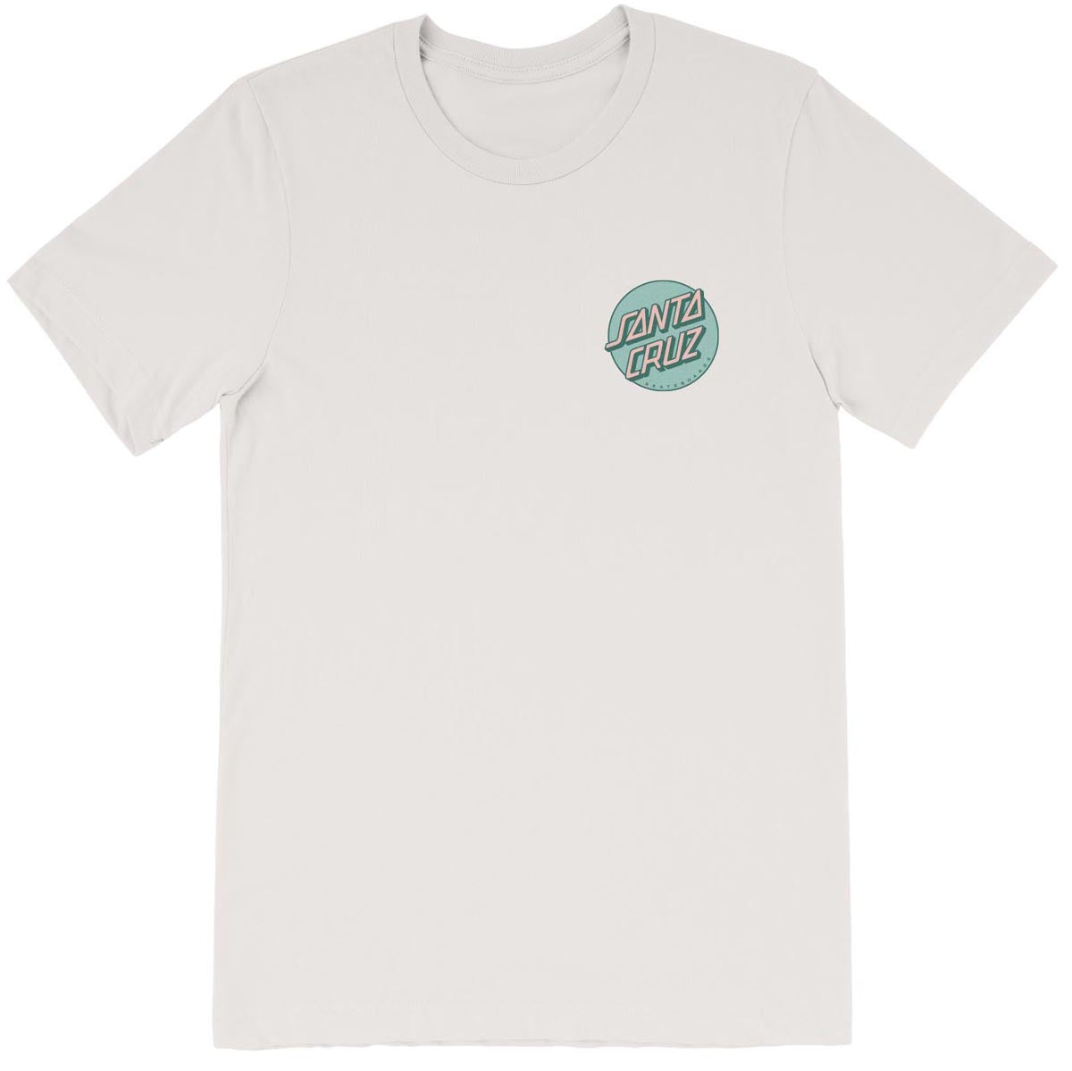 Santa Cruz Womens Other Dot Chest T-Shirt - Vintage White image 1