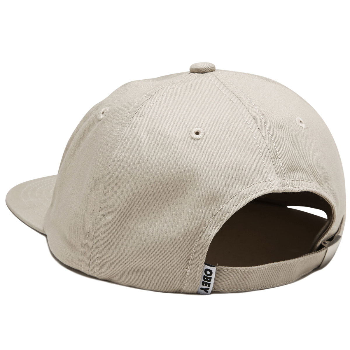 Obey Icon Patch Panel Strapback Hat - Silver Grey image 2