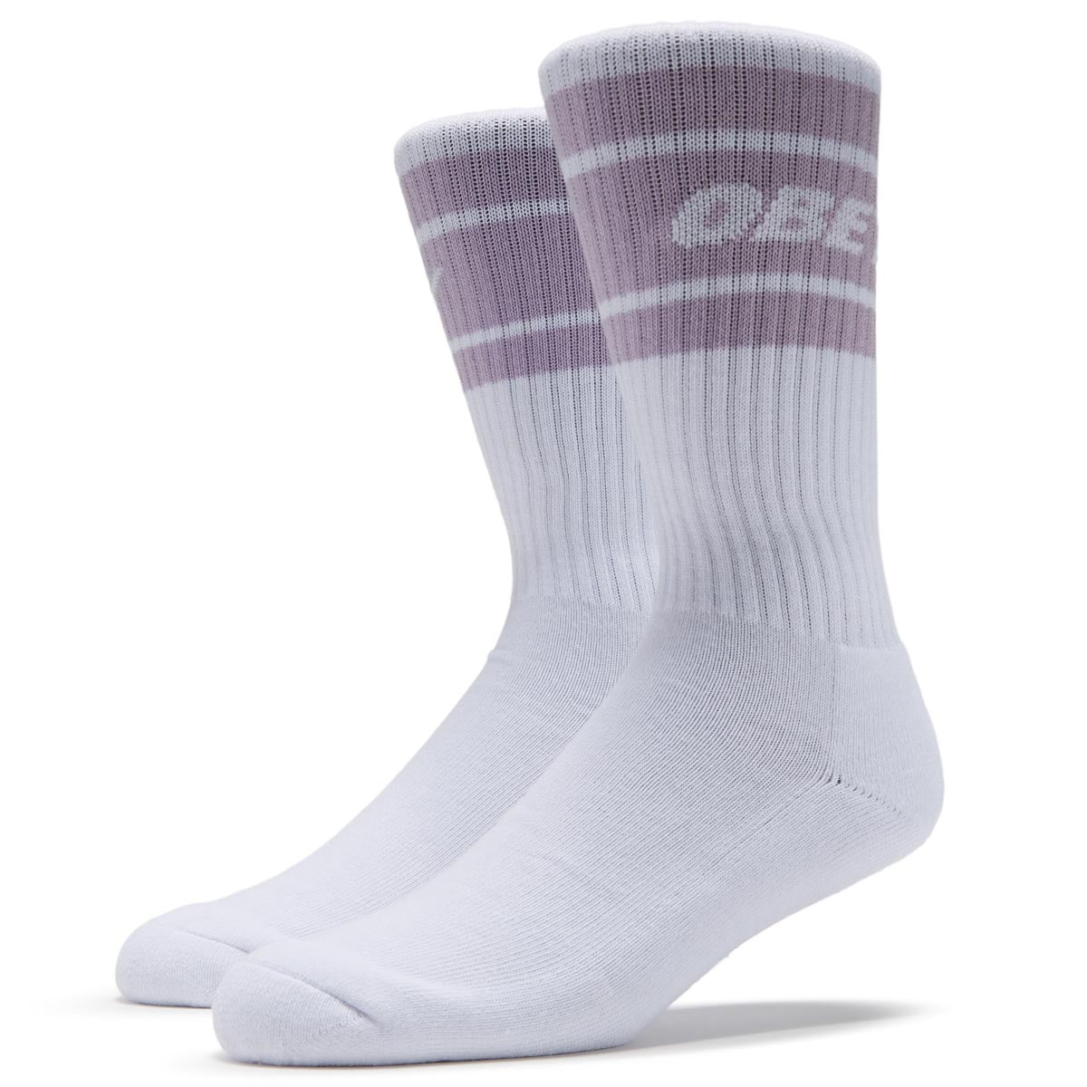 Obey Cooper II Socks - White/Orchid Petal image 1