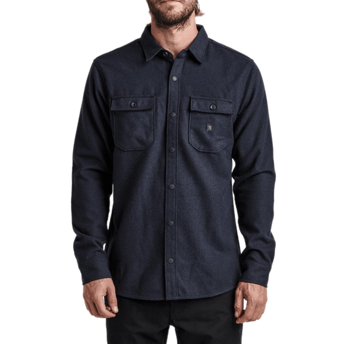 Roark Nordsman Flannel Shirt - Dark Navy image 1