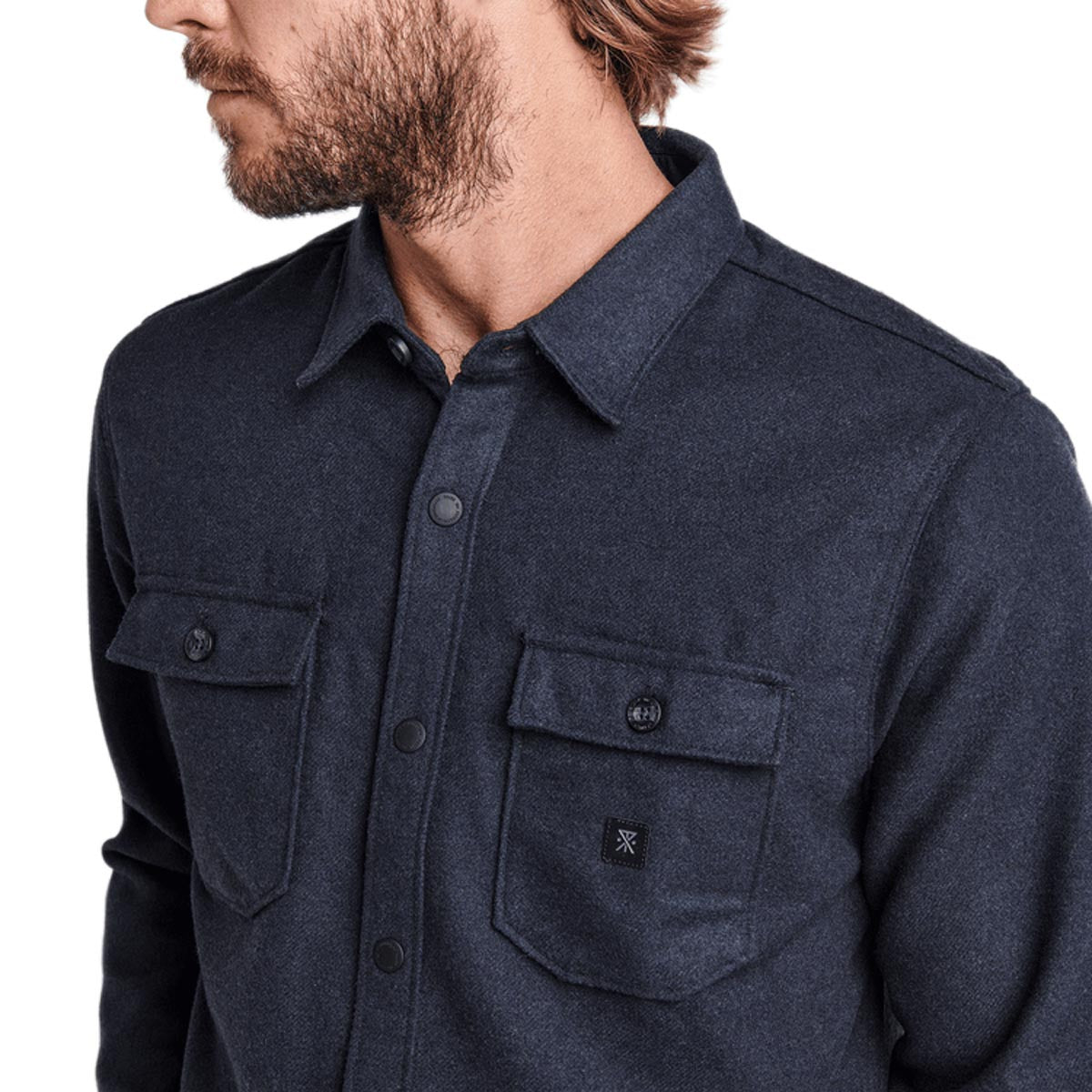 Roark Nordsman Flannel Shirt - Dark Navy image 3