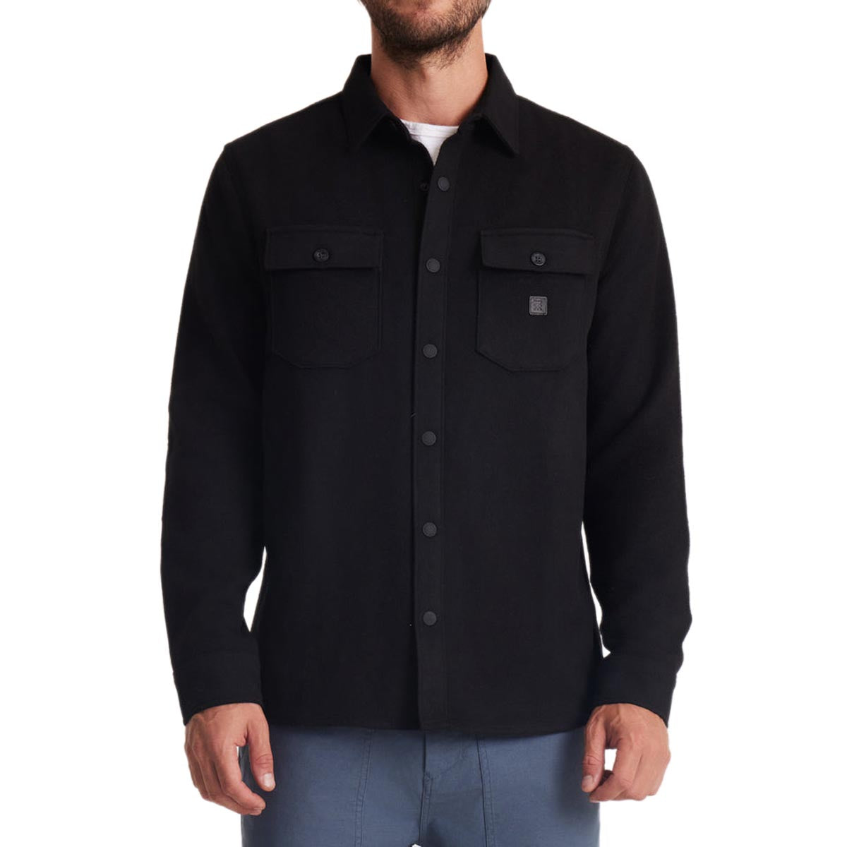 Roark Nordsman Flannel Shirt - Black 2024 image 1