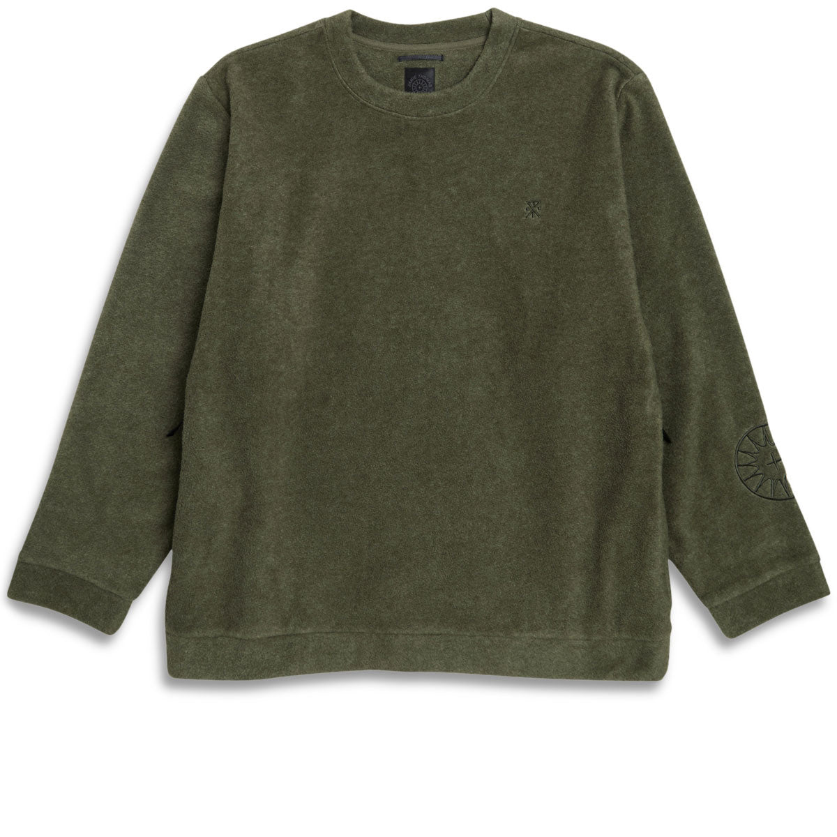 Roark Jt Polar Crew Sweatshirt - Dark Military image 1