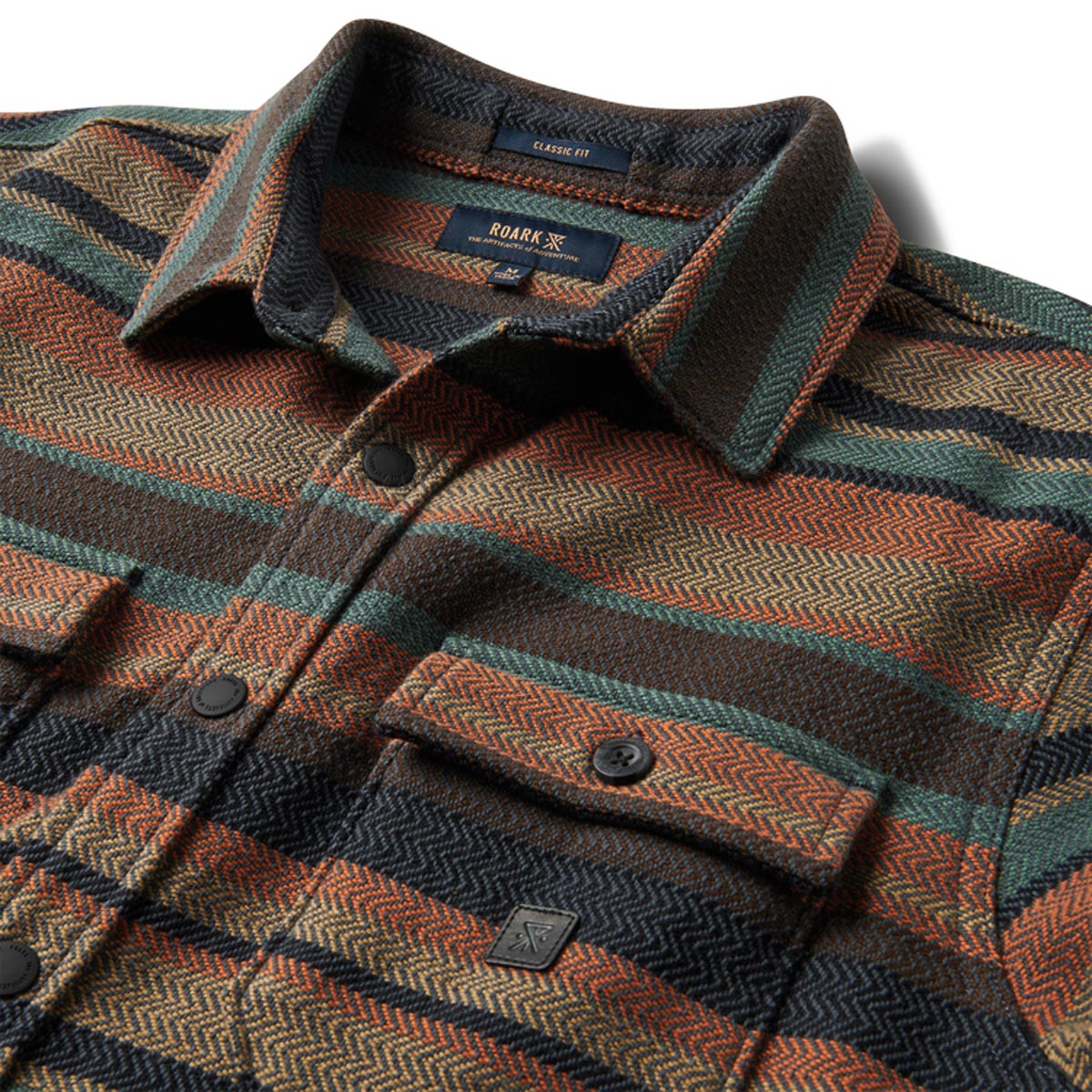 Roark Nordsman Cotton Flannel Shirt - Rust image 5