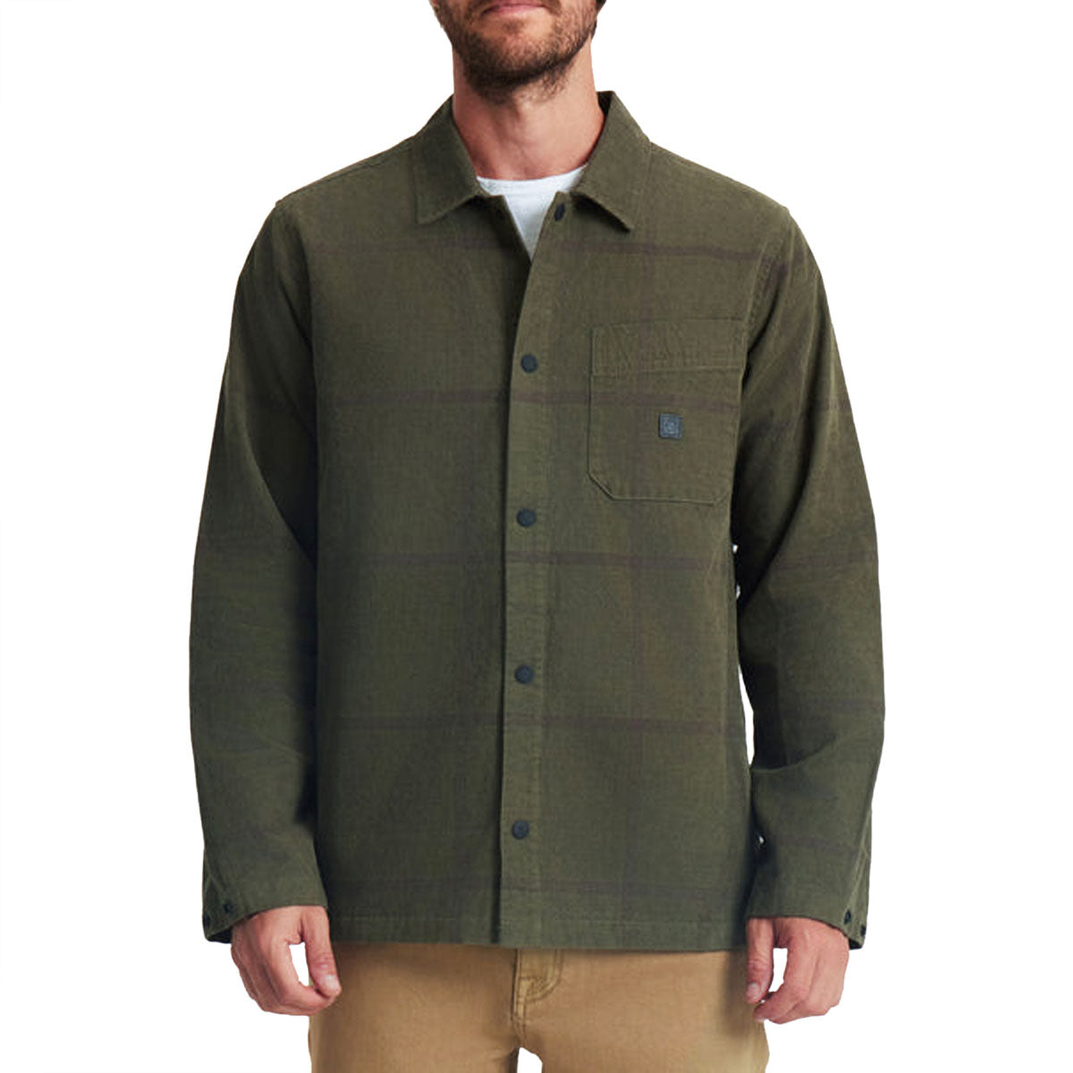 Roark Cordlord Over Shirt - Dark Military image 1