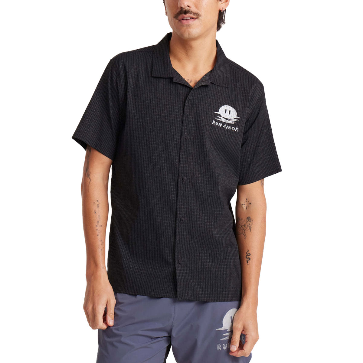 Roark Bless Up Trail Shirt - Black image 1