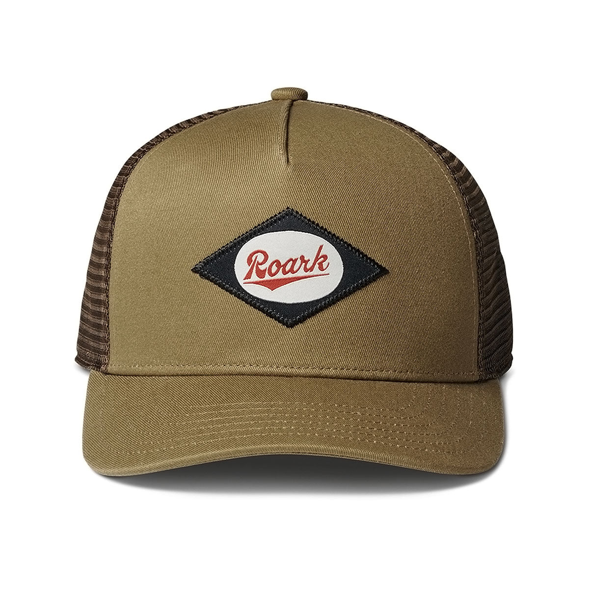 Roark Station Trucker Hat - Dark Khaki image 3