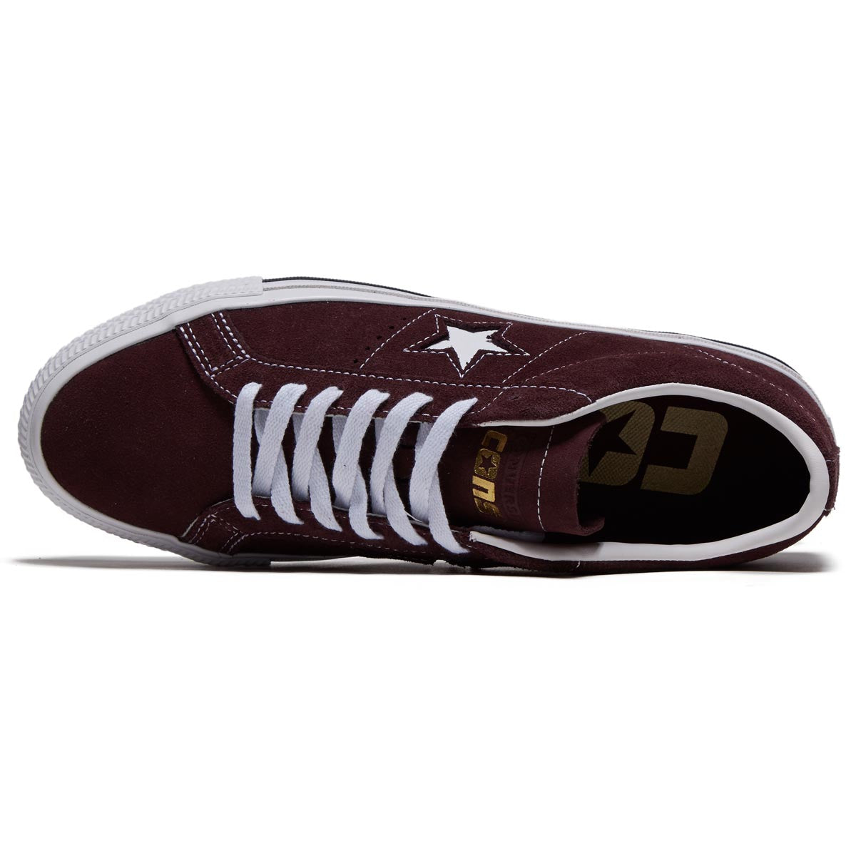 Converse One Star Pro Shoes - Bloodstone/White/Black image 3