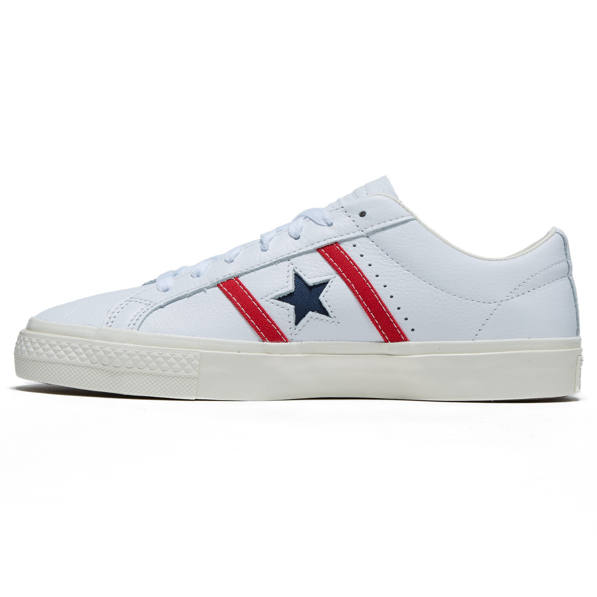 Converse One Star Academy Pro Shoes - White/Red/Blue image 2