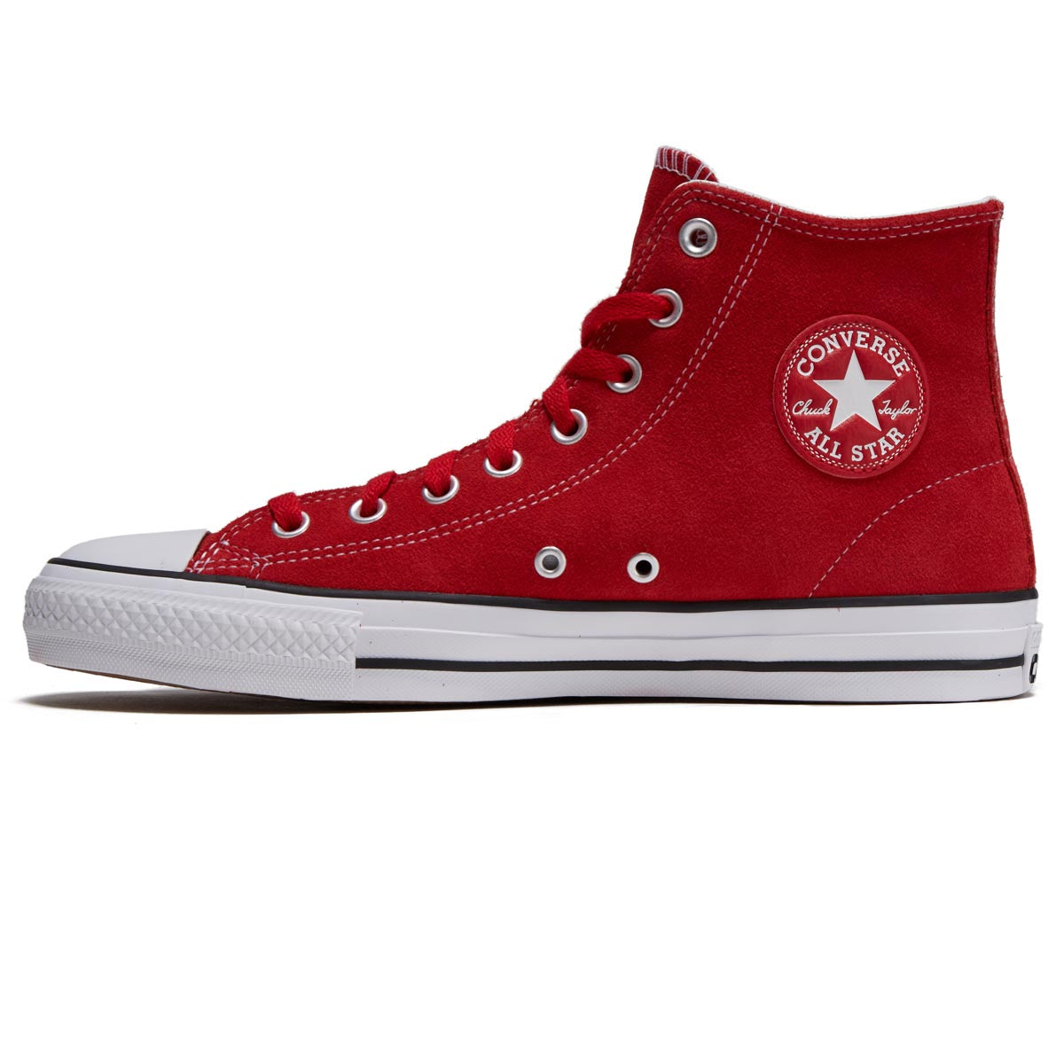 Converse Chuck Taylor All Star Pro Hi Shoes - Red/White/Black image 2