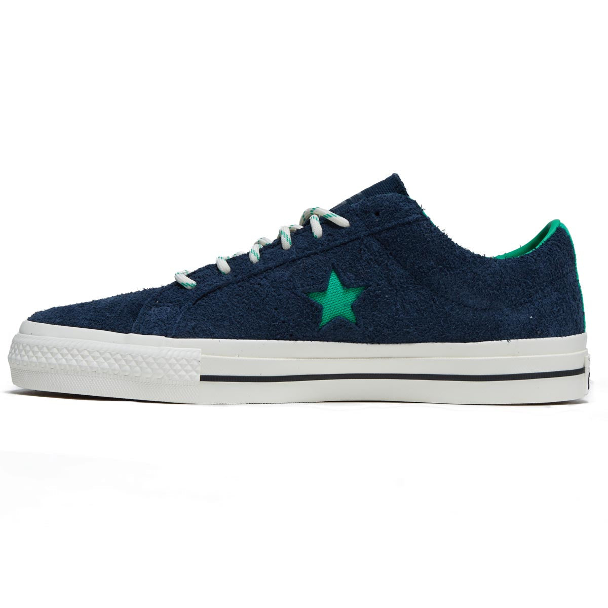 Converse One Star Pro Shoes - Into The Void/Apex Green/Egret image 2